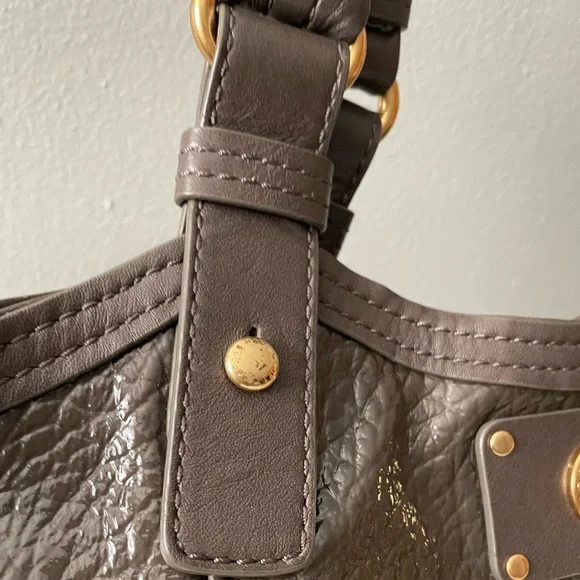 Marc By Marc Jacobs Patent Leather  Satchel Crossbody Handbag Purse - Picture 10 of 13